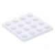 LEGO lapos elem 4x4, fehér (3031)